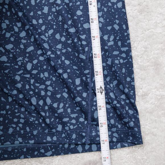 Ten Thousand Lightweight Microfiber Blue Dot Crewneck Tshirt Athletic Mens L - Picture 2 of 12